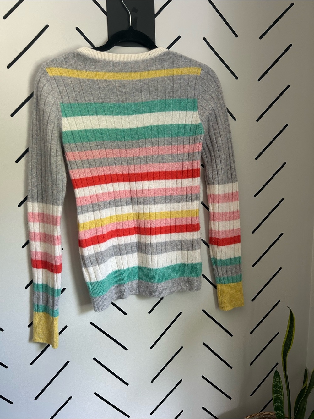 Margaret O'Leary cashmere striped sweater - Picture 6 of 9